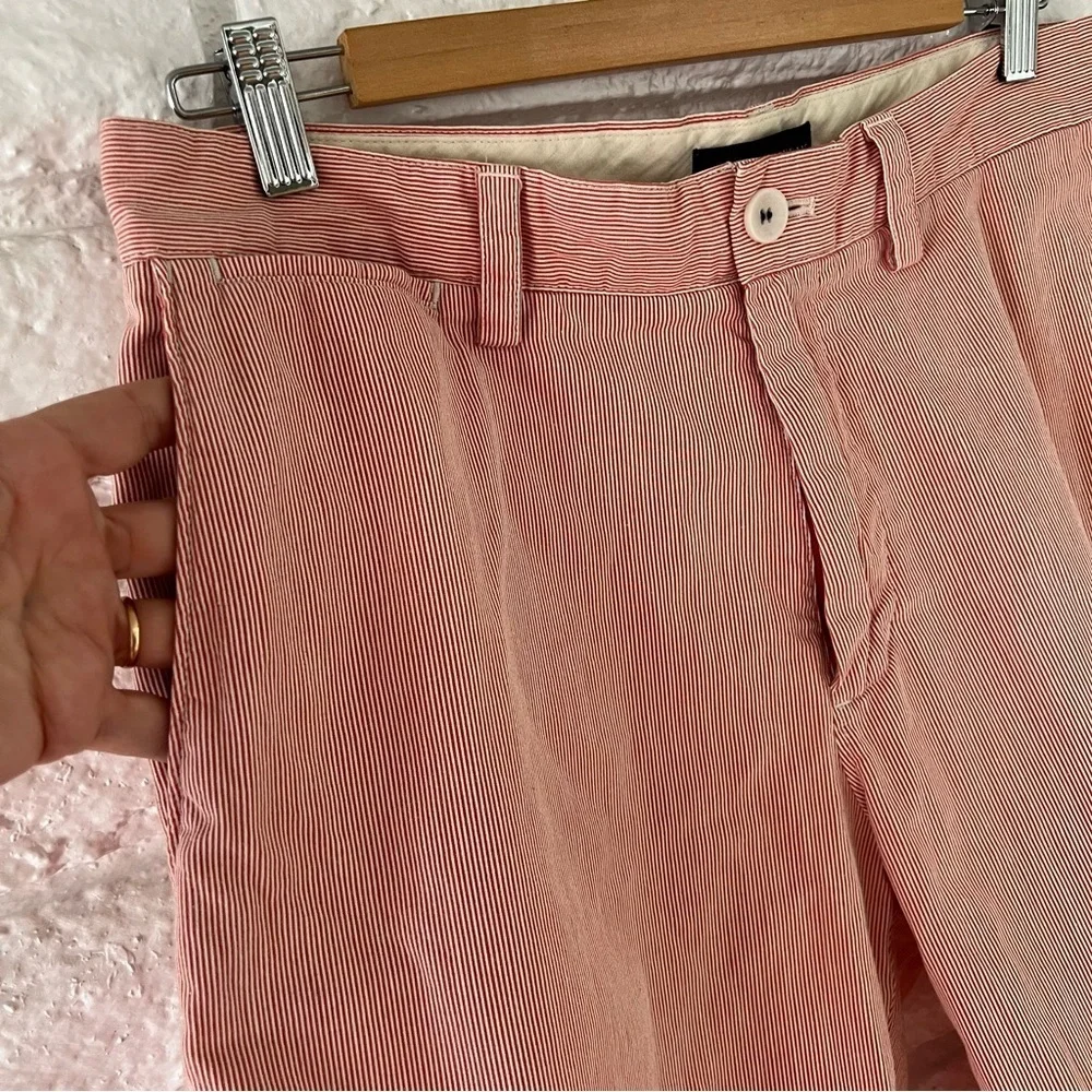 Banana Republic Pink Stripe Shorts Size 32 D43